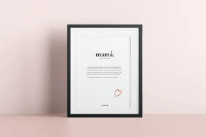 Lámina Día de la Madre - Definición de Mamá